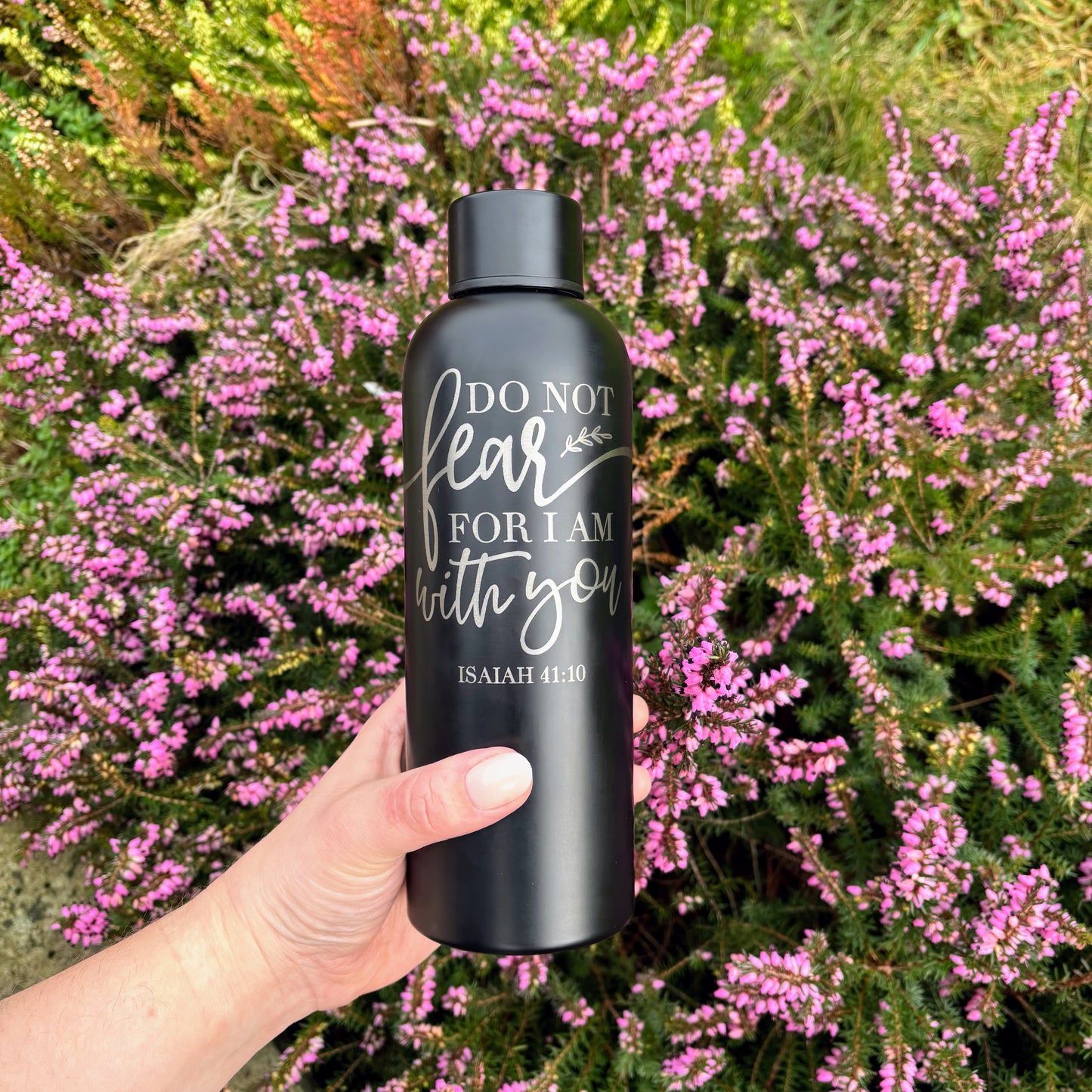 Bible Verse Water Bottle - Personalised