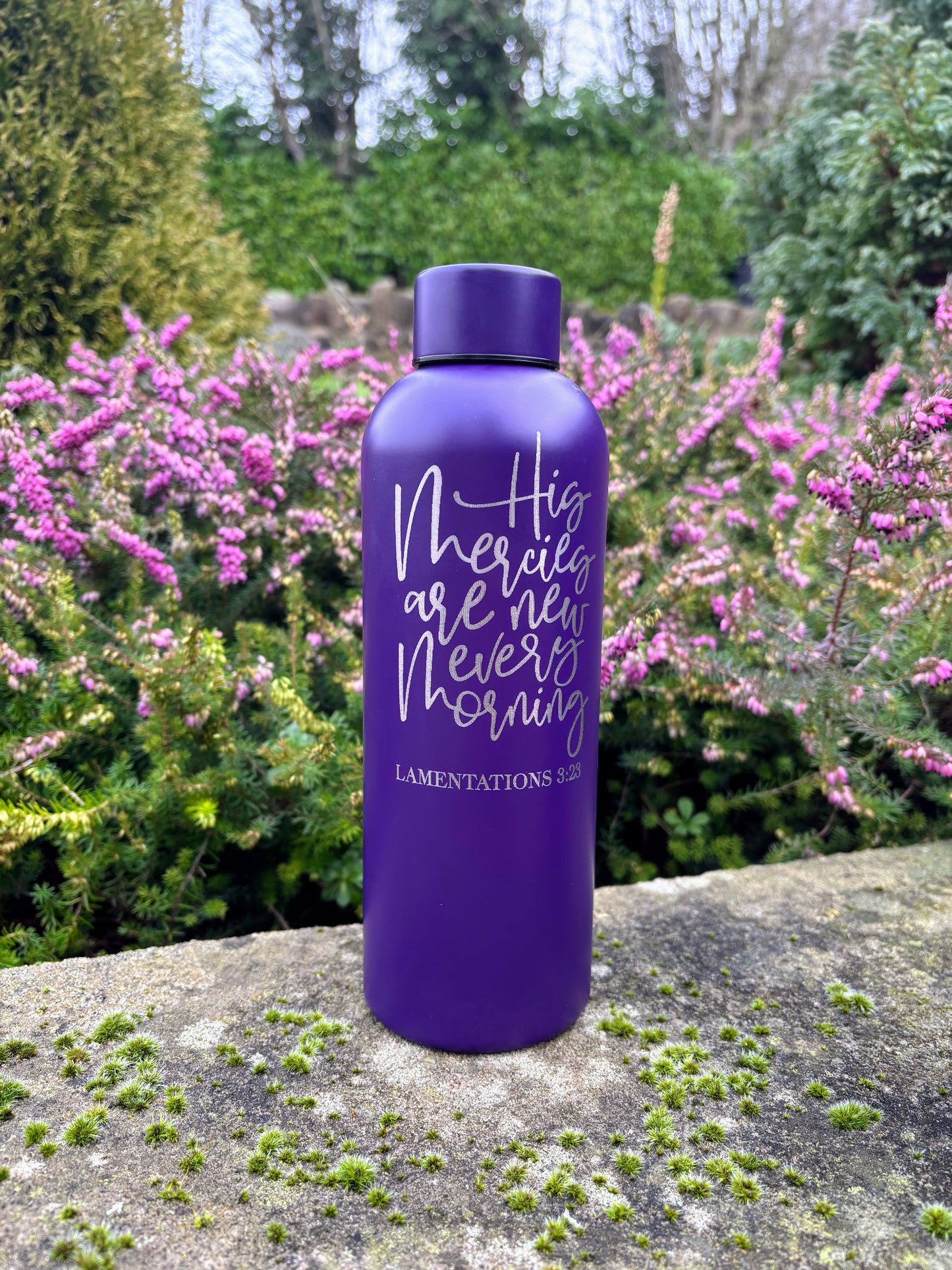 Bible Verse Water Bottle - Personalised