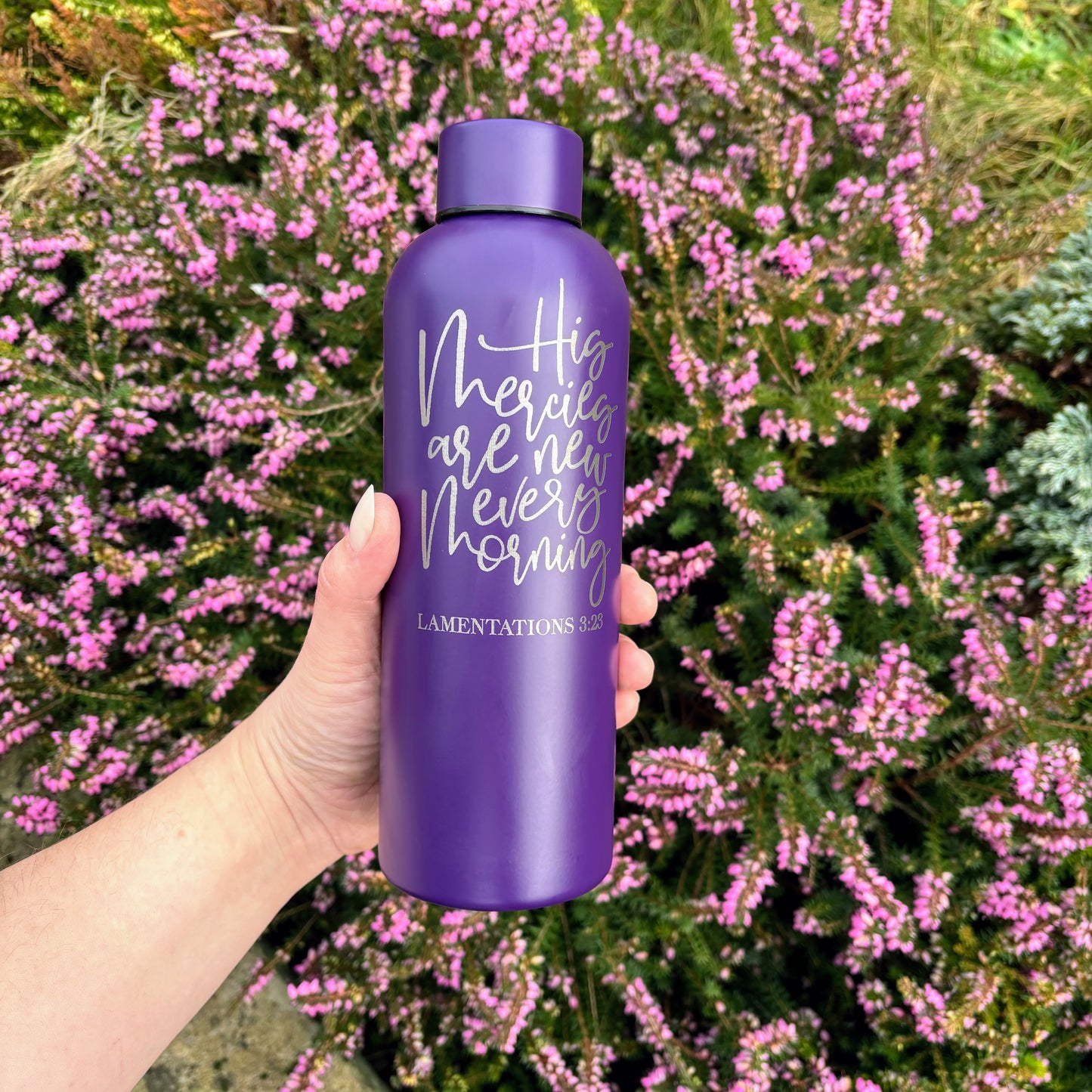 Bible Verse Water Bottle - Personalised