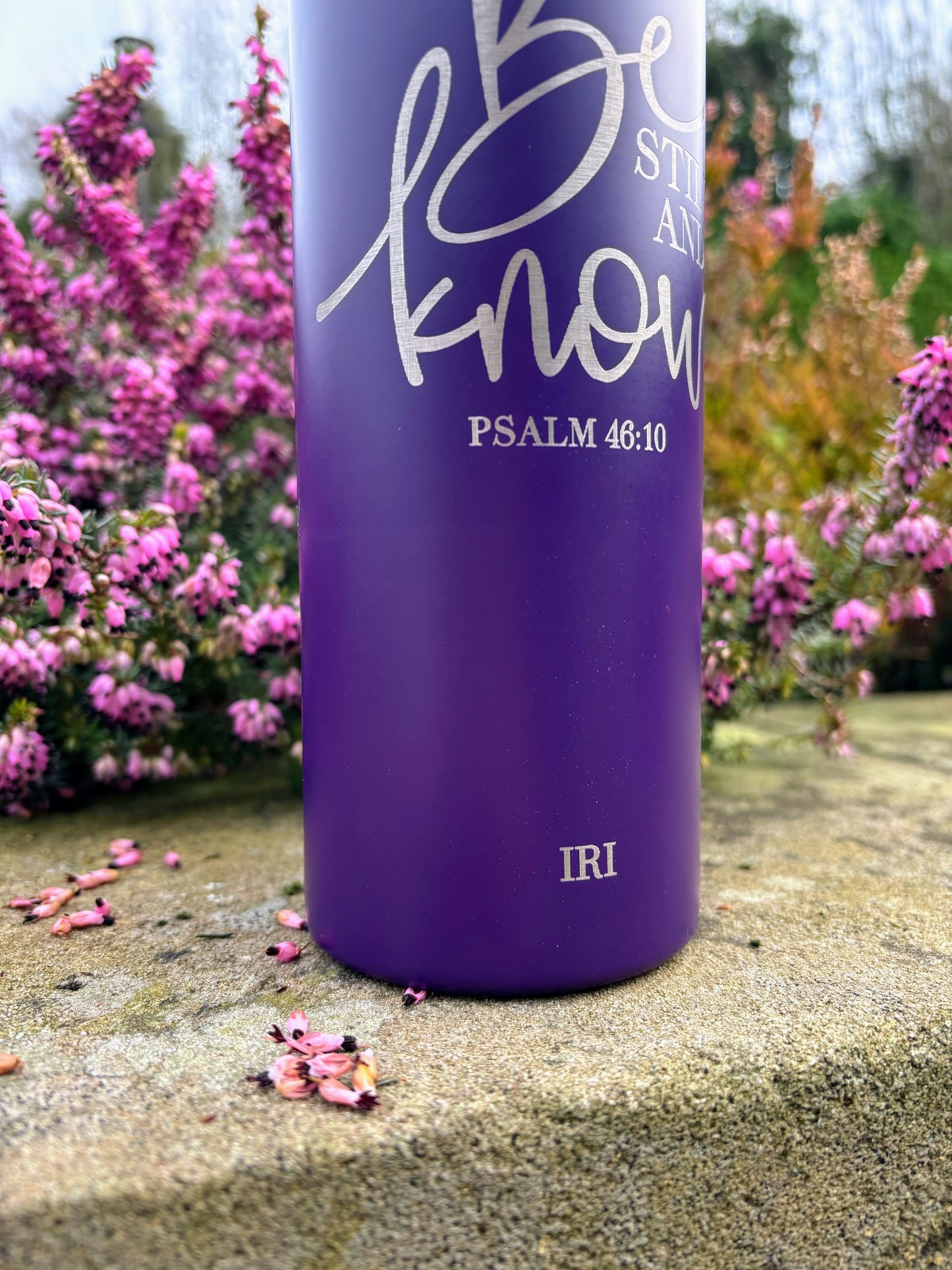 Bible Verse Water Bottle - Personalised