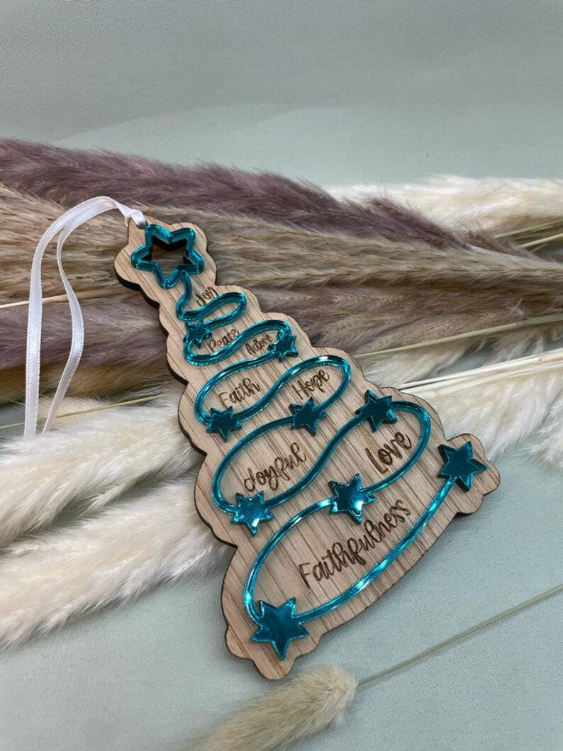 Sparkle Tree Decoration – Two Layer