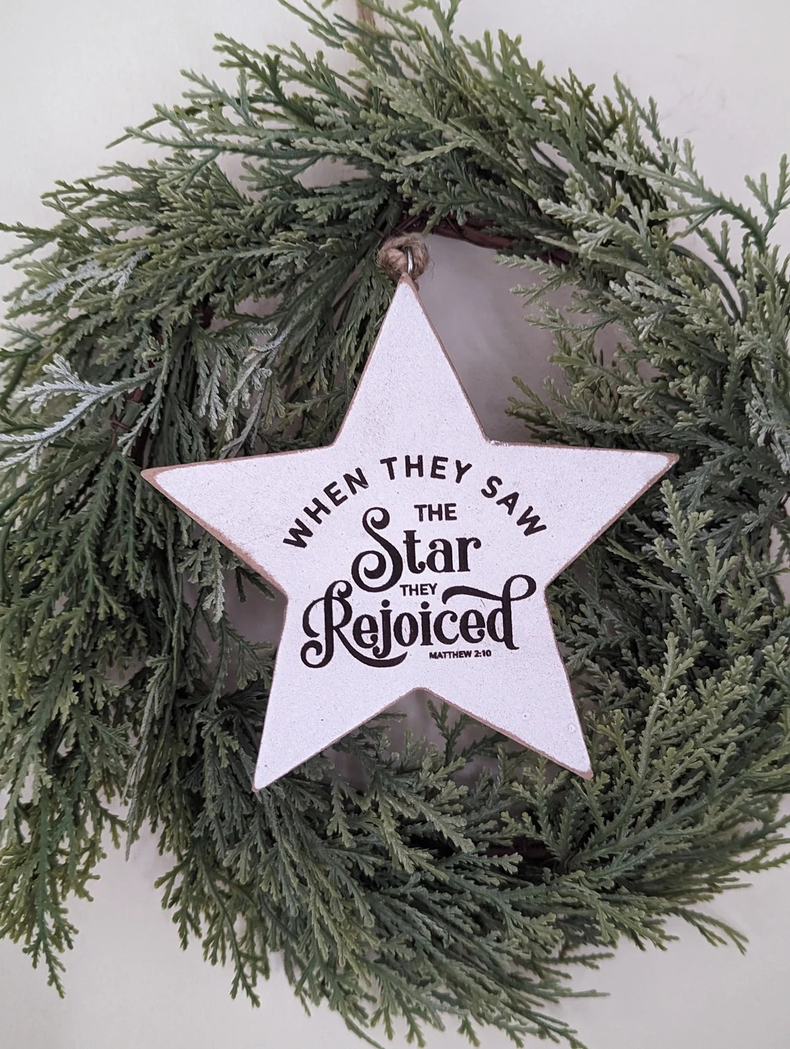 Star Christmas Tree Decoration | Matthew 2:10