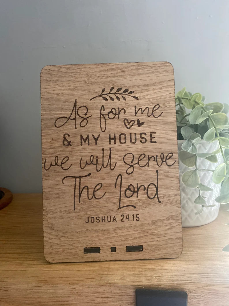 As for me and my house