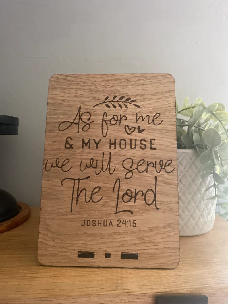 As for me and my house