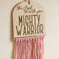 Bible Verse Hanging Macrame Sign Bright Colours - Kids Bible Verse