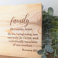 Freestanding Family Definition Photo Holder