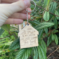As for me and my House Oak Keyring