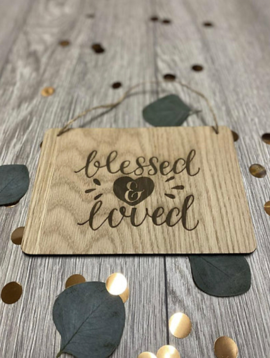 Oak Affirmation Plaque