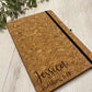 Personalised A5 Lined Cork Notebook