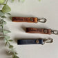 Personalised Leather Keyring