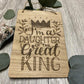Oak Affirmation Plaque