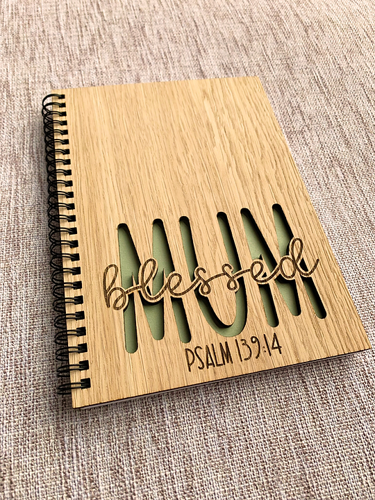 Blessed Mum Hardcover Notebook